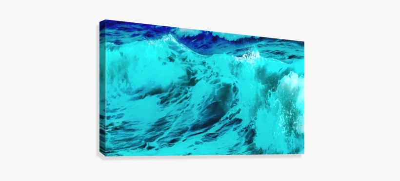 Abstract Wave Vii Canvas Print - Ocean, transparent png