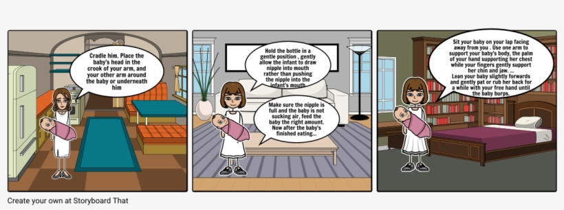 Place The Baby's Head In The Crook Of - Infant Bed, transparent png