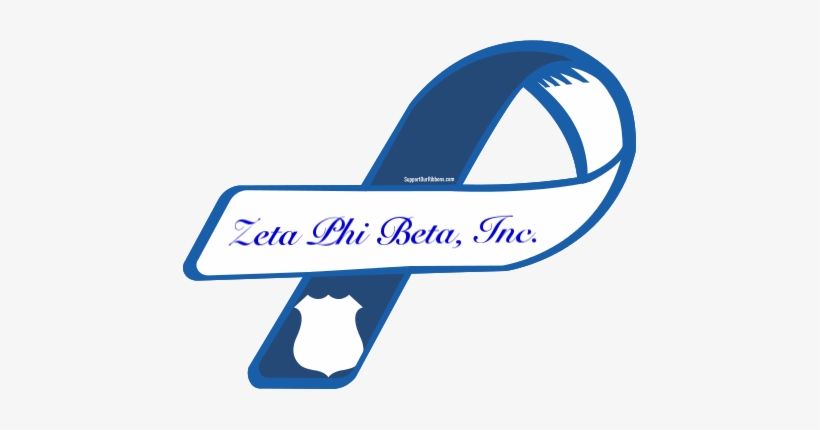 Zeta Phi Beta, Inc - Rainbow Ribbon For Cancer, transparent png