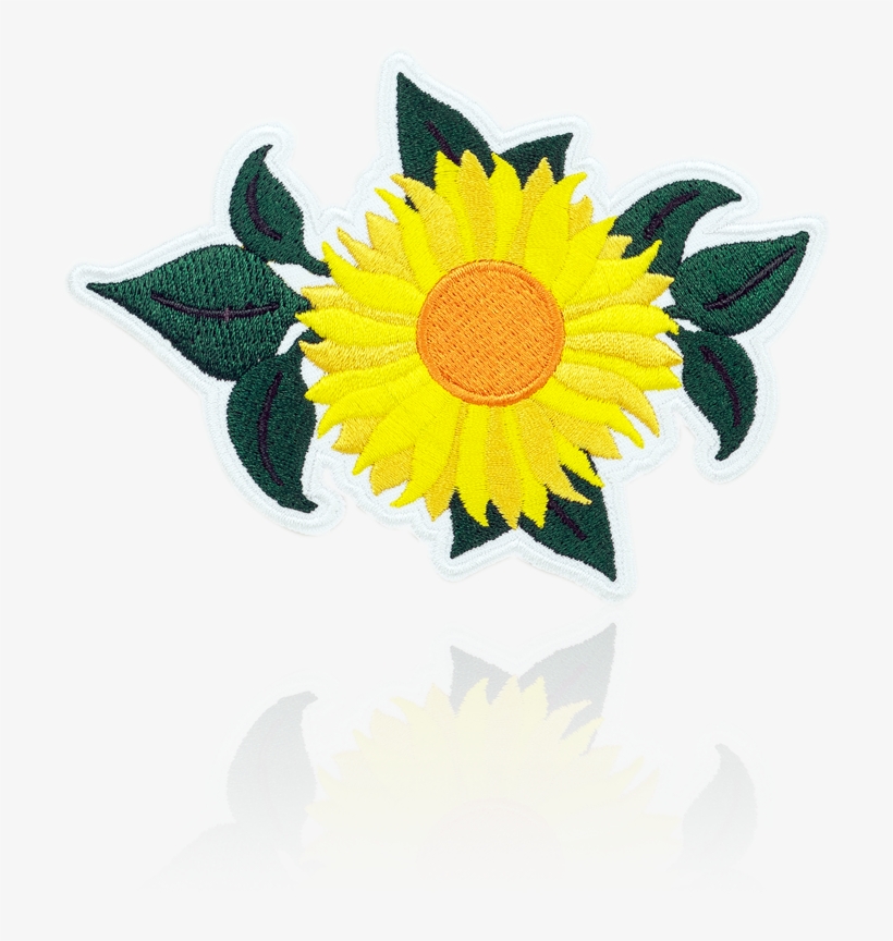 Brighten Your Day With This Sunflower On Your Denim - Sunflower, transparent png