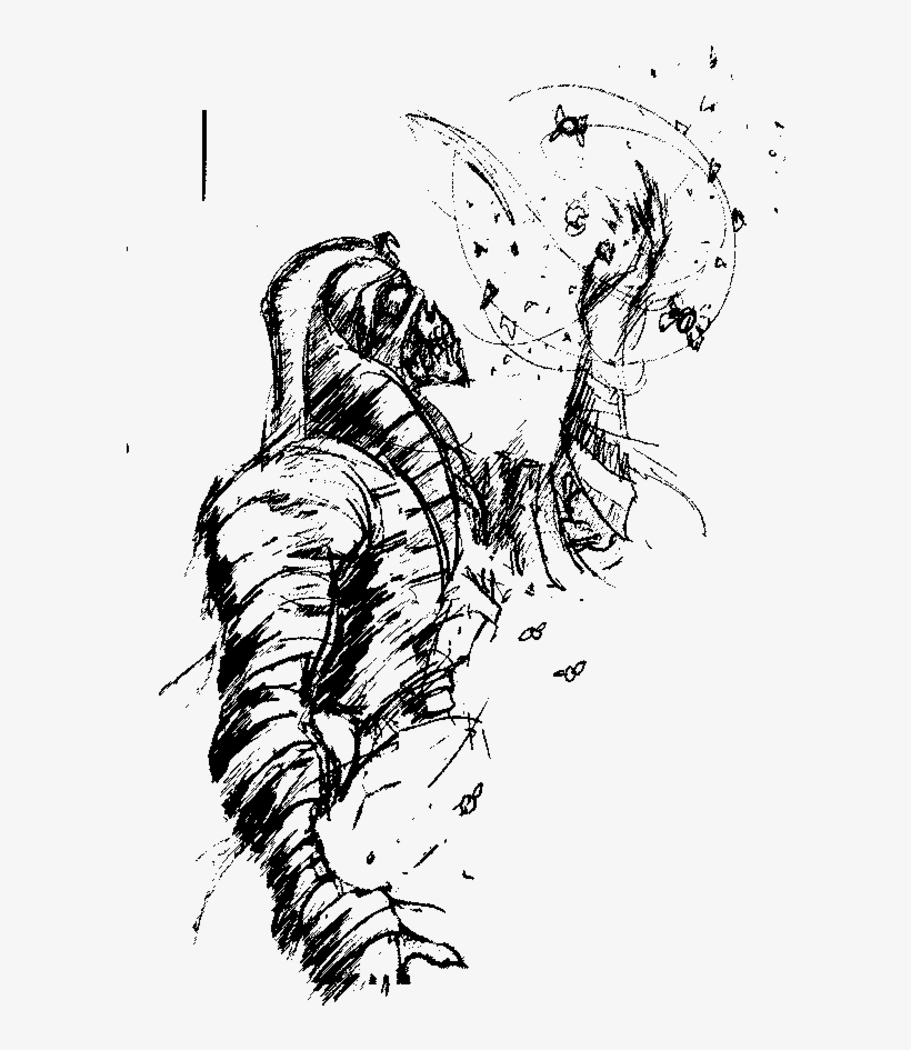 In The Upcoming Sequel To “the Monster Man King Of - Sketch, transparent png