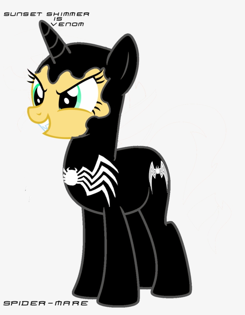 Mp3fimmusic, Fangs, Marvel, Pony, Safe, Simple Background, - My Little Pony Venom, transparent png