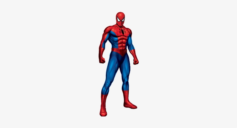 Spider-man Standing Transparent Background Png - Mcu Original Spiderman Suit, transparent png