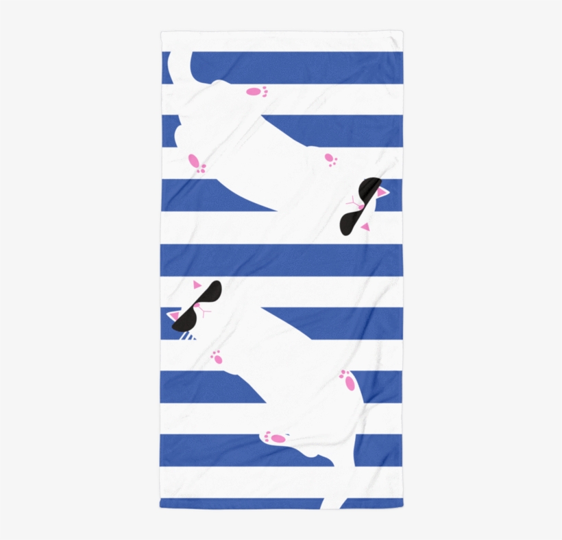 Summer Cat 'blue Stripe' Versatile Lightweight - Sock, transparent png