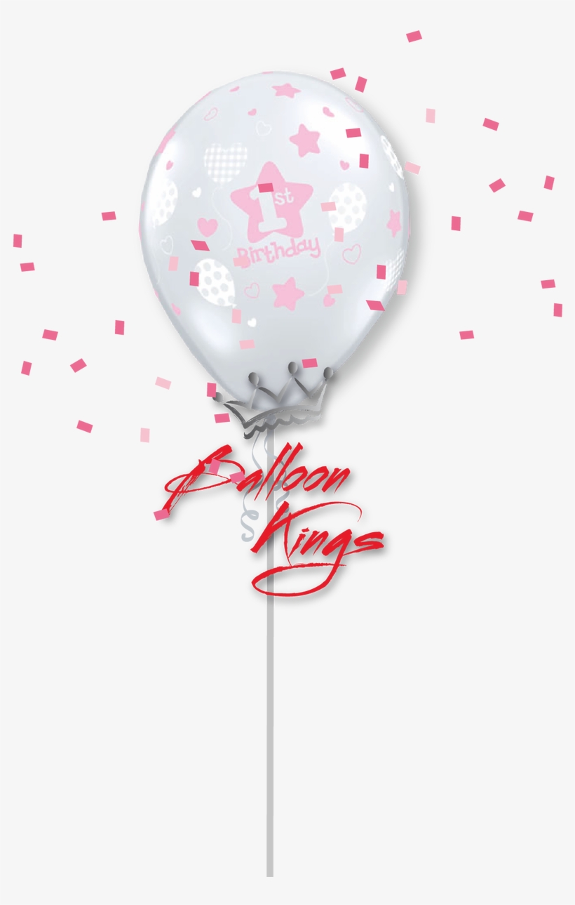 11in Latex First Birthday Girl - Birthday Girl Balloon Png, transparent png