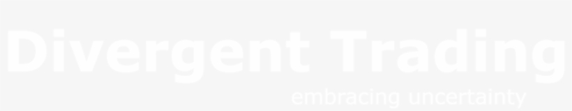 Divergent Trading Logo White, transparent png