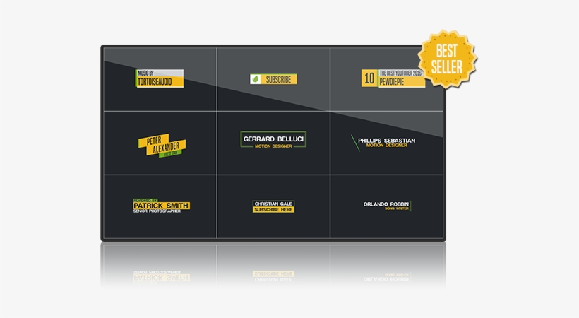 This Pack Is For Apple Final Cut Pro X And Motion And - Lower Third Comic, transparent png