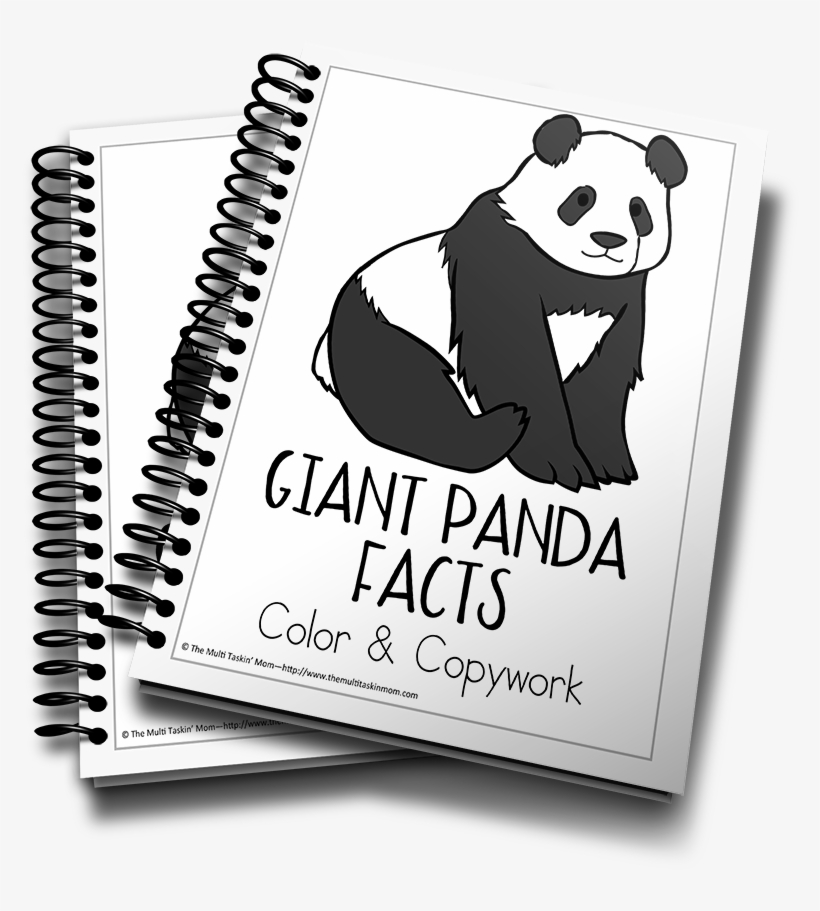 Giant Panda Facts Color And Copywork - Puppy Planner, transparent png