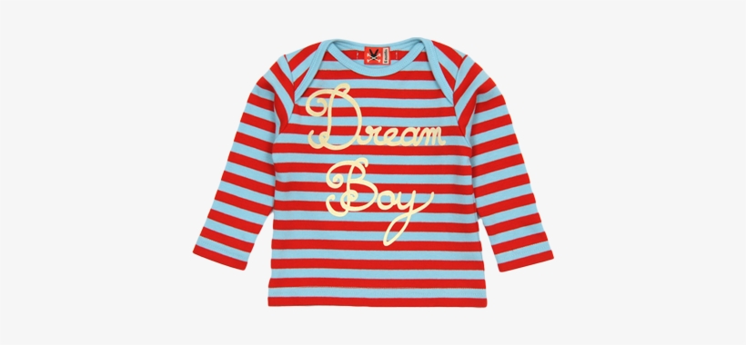 Dream Boy- Classic Red & Blue Stripe - T-shirt, transparent png