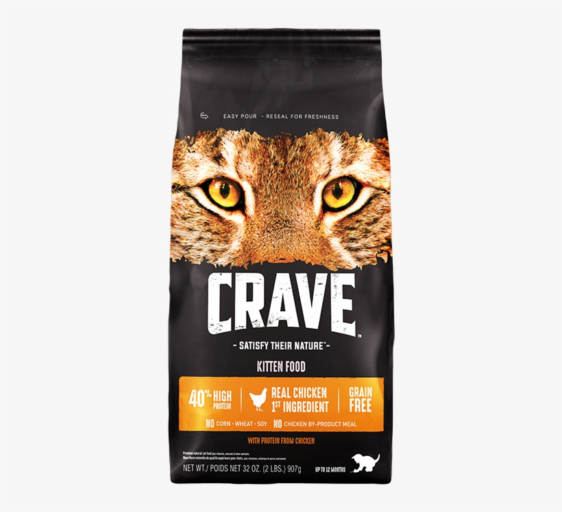 Dry Kitten Chicken Crave Cat Food 364x737 PNG Download PNGkit