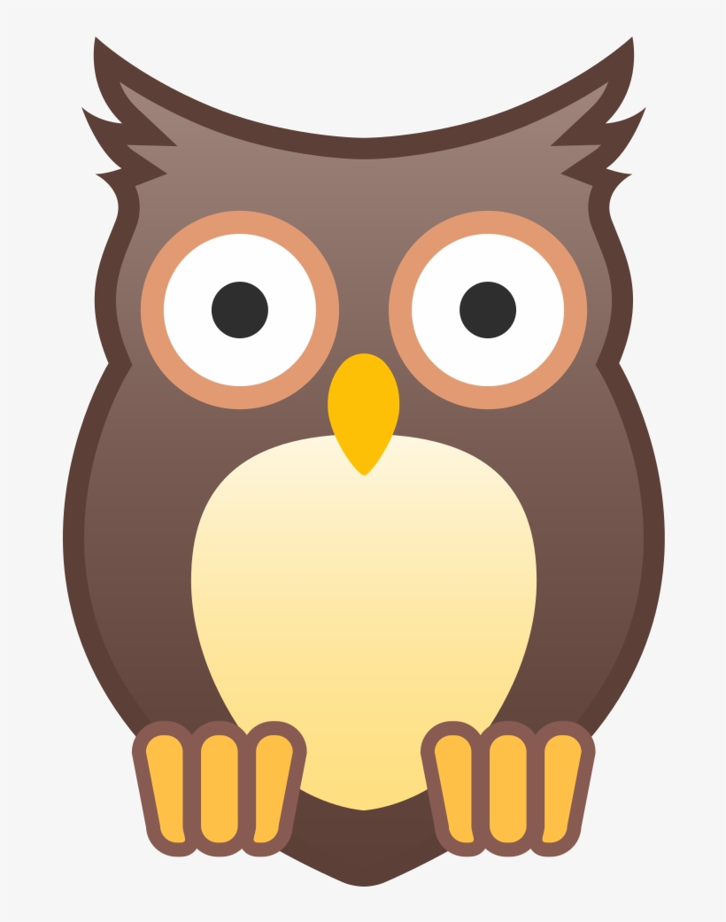 Owl Icon - Emoji Hibou, transparent png