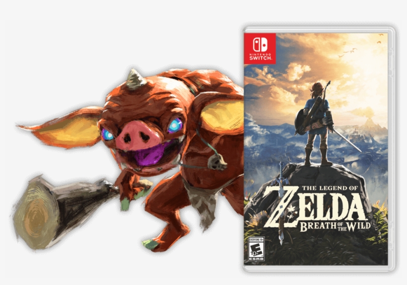 Breath Of The Wild's Box Art - Nintendo The Legend Of Zelda: Breath, transparent png