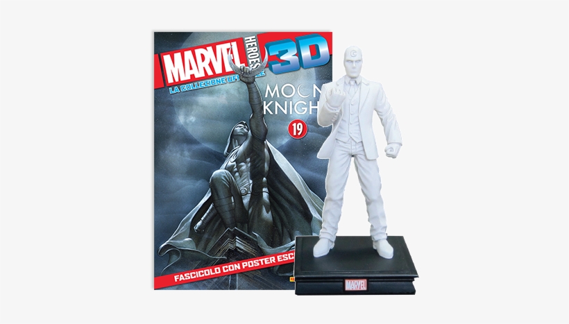 Collezione Marvel Heroes 3d - Moon Knight Marvel 3d, transparent png