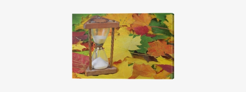 Autumn Time Theme - Hourglass, transparent png