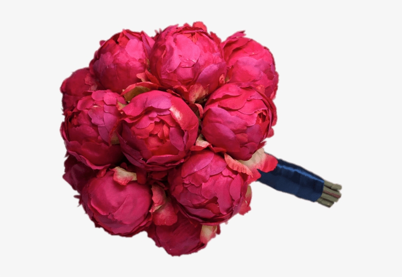 Bouquet Of Dark Pink Peonies - Flower Bouquet, transparent png