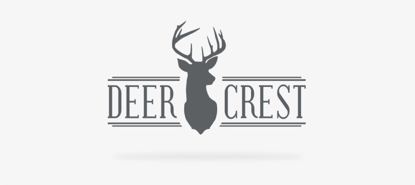 Deer Crest Logo - Deer Head Stencil, transparent png