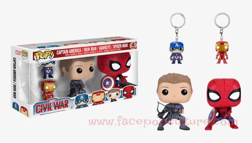 Funko Pop Vinyl Marvel Captain America - Captain America: Civil War Pop! Vinyl Figure, transparent png