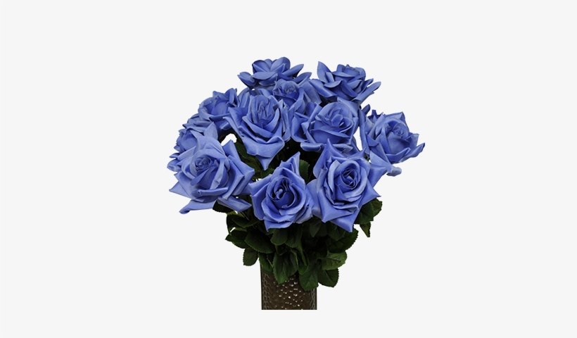 Dark Blue Diamond Rose - Ruby's Silk Flowers Dark Blue Diamond Rose Artificial, transparent png