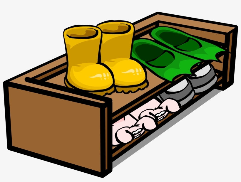 Download Transparent Shoe Rack Sprite 006 - Shoe Rack Clipart - PNGkit