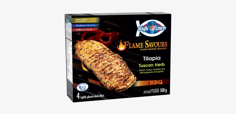 Flame Savours® Tuscan Herb Tilapia - High Liner Flame Savours, transparent png
