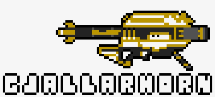 Gjallarhorn - Pixel Art, transparent png