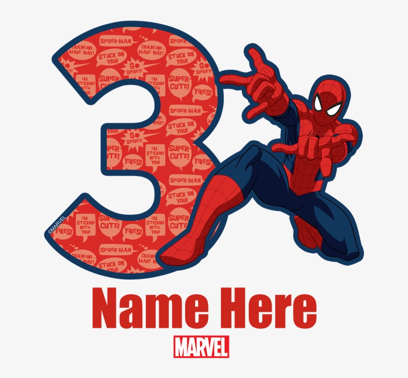 Favorite - 3 Rd Birthday Spiderman T Shirts, transparent png