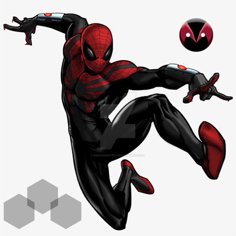 Superior Spiderman 3 Marvel Avenger Alliance By Redknightz01-d7sal2b - Spiderman 2099, transparent png