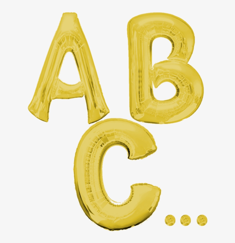 80 Cm Gold Letter Balloon Balloon Foil Balloon - Amscan Rose Gold Letter C Balloon - 34 Foil, transparent png