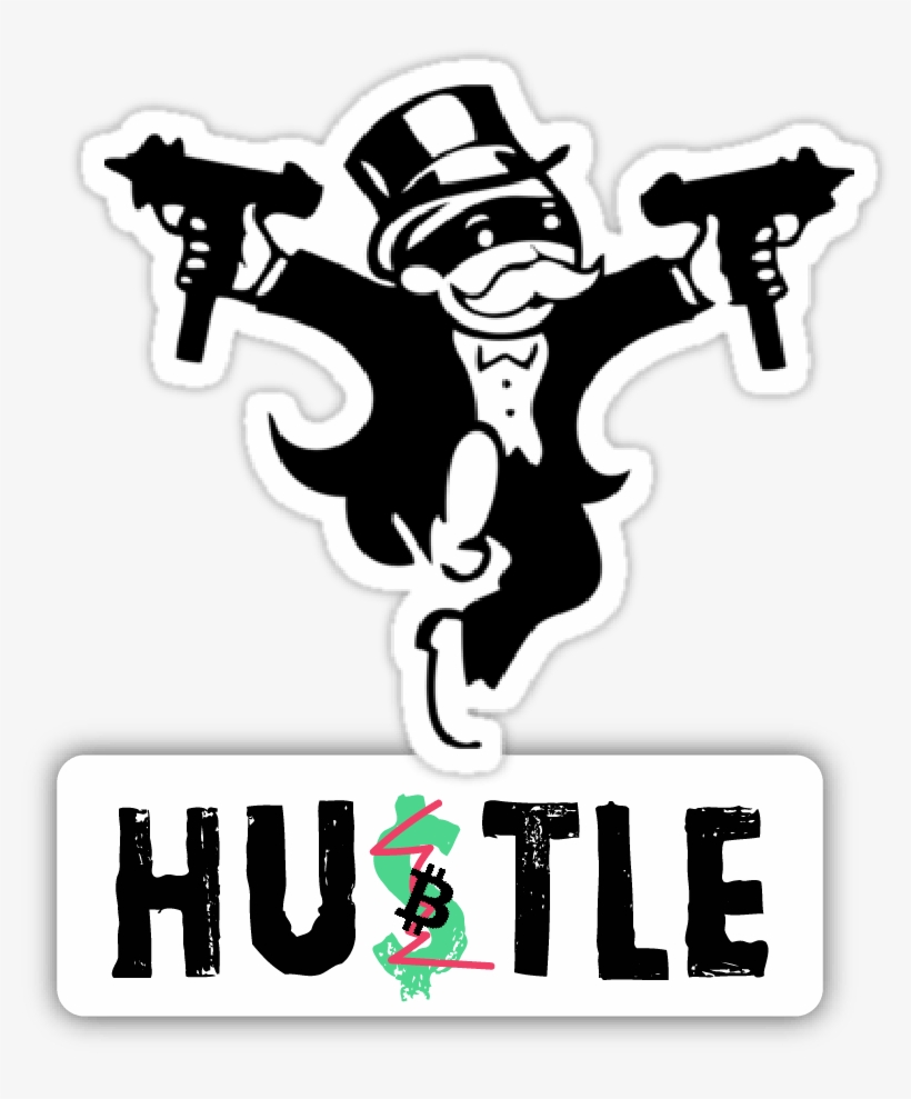 Crypto Hustle - Monopoly Guy, transparent png