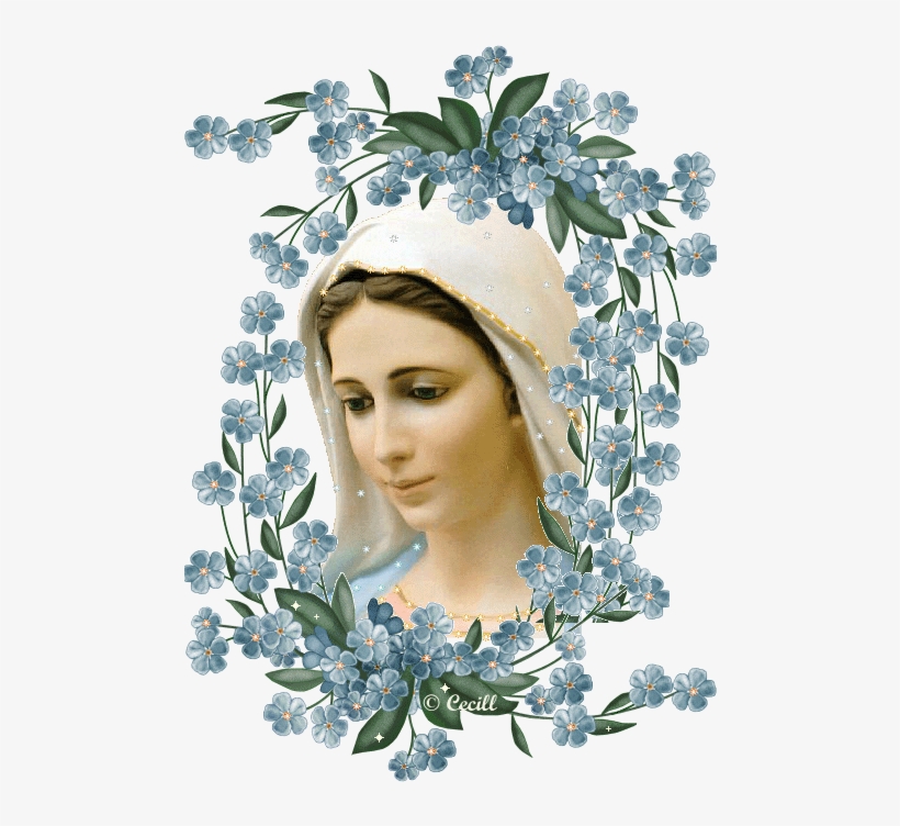 Imágenes De La Virgen María Con Flores - Uvwijj Virgin Mary Crystal Diamond Painting Diy Diamond, transparent png