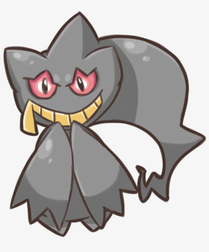 A Quick Banette Cause I Just Felt Like Drawing One - Cartoon, transparent png
