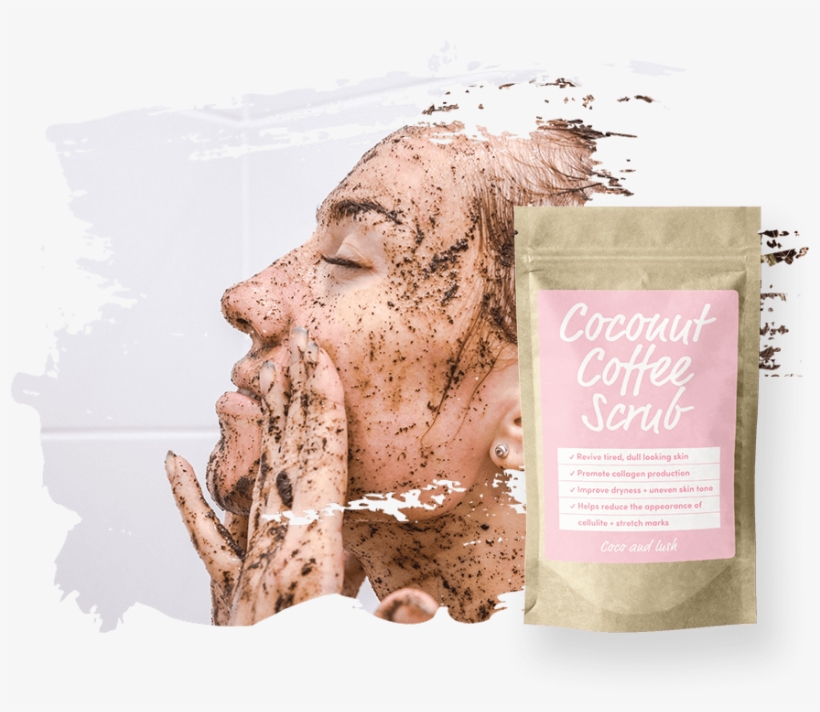 Coconut Coffee Scrub - Coffee For Acne, transparent png