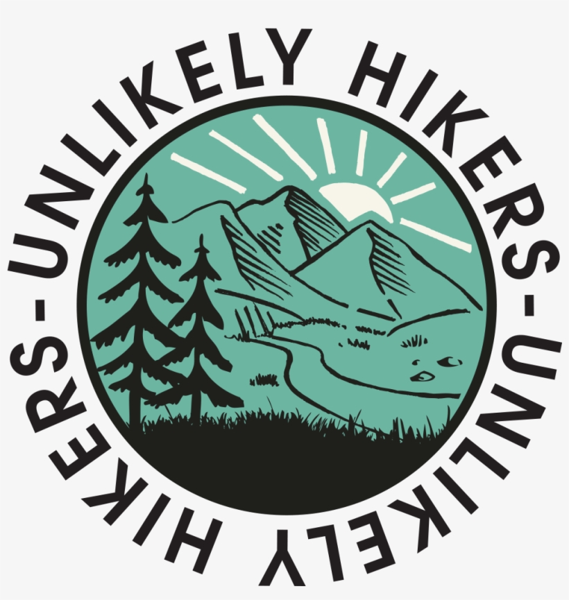 Image Of Sticker Round Logo - Unlikely Hikers, transparent png