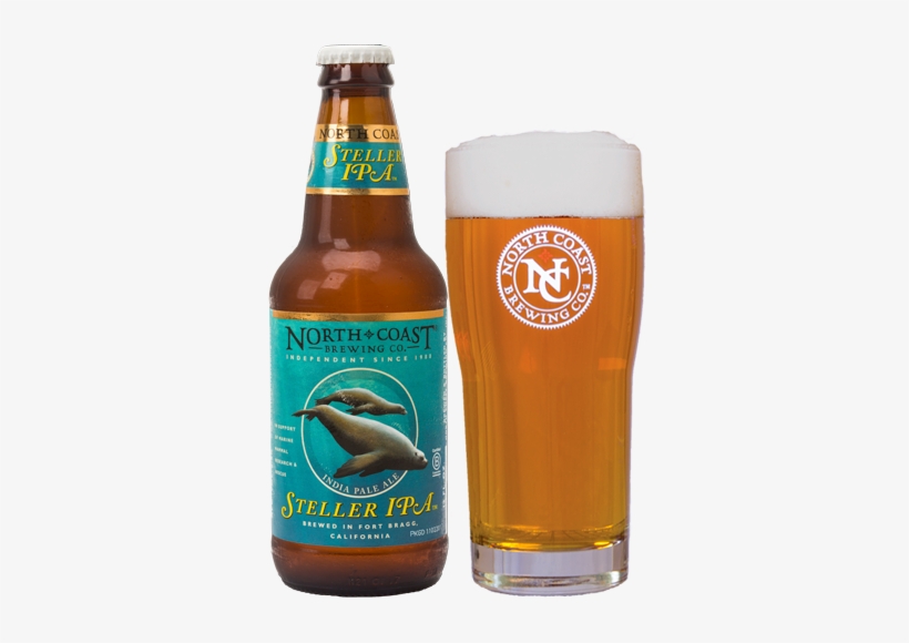 North Coast Steller Ipa - North Coast Brewing Company, transparent png