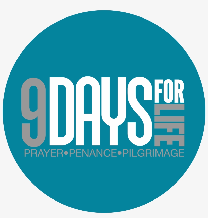 Usccb 9 Days Round Logo Turq Crcle - Dates For 9 Days For Life, transparent png