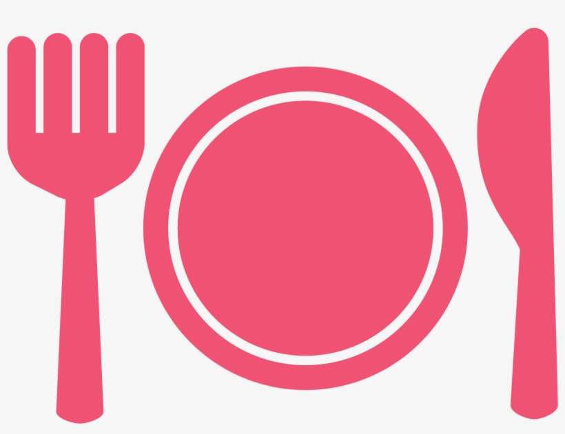 Cutlery Icon Pink Png, transparent png