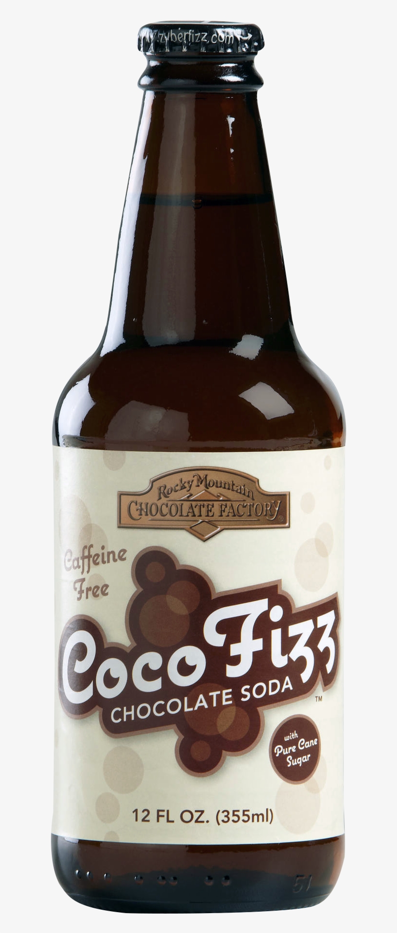 Coco Fizz Chocolate Soda Glass Bottle - Le Chat Noir Wine, transparent png