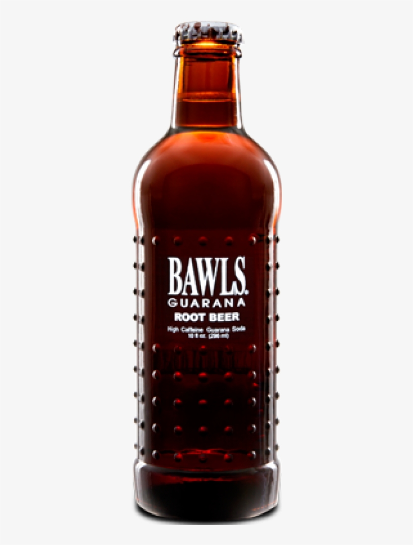 Bawl's Guarana Root Beer Soda Pop 10-ounce Bottle 24 - Bawls Root Beer, transparent png