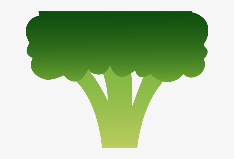 Broccoli Clipart Silhouette - Broccoli Vector, transparent png