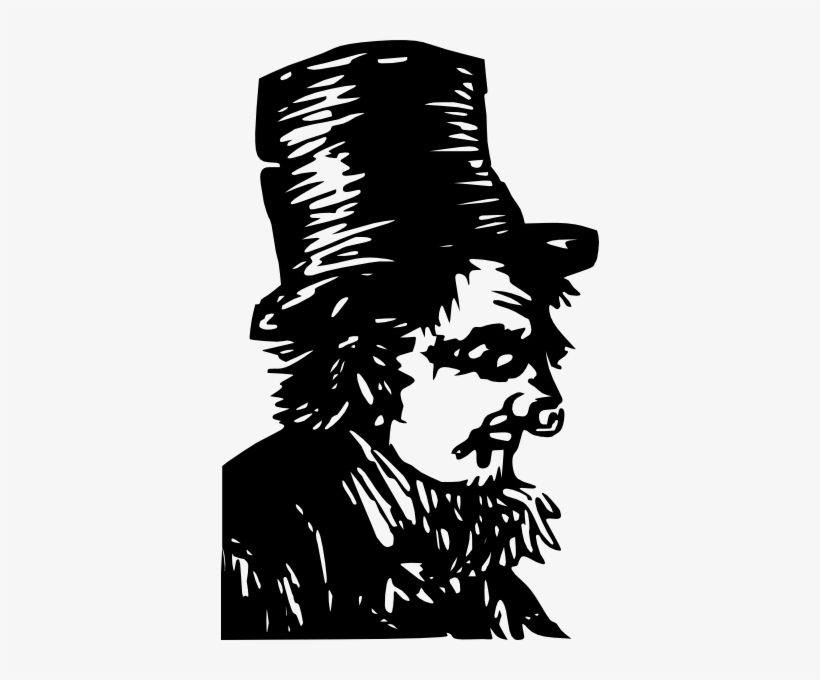 Cartoon Man Wearing Hat Clip Art At Clker - Scary Man Wearing Cap, transparent png
