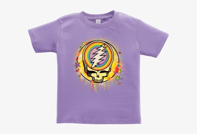 Grateful Dead Rainbow Splatter Stealie Toddler T - Grateful Dead Black Light Felt 24x36 Poster, transparent png