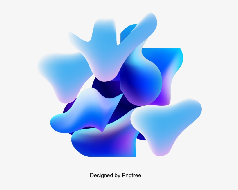 Warna Cerah Rata Gradien Lengkung - Curve, transparent png