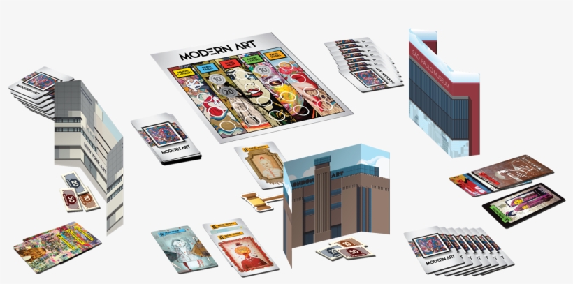 Modern Art Contents - Modern Art Board Game, transparent png