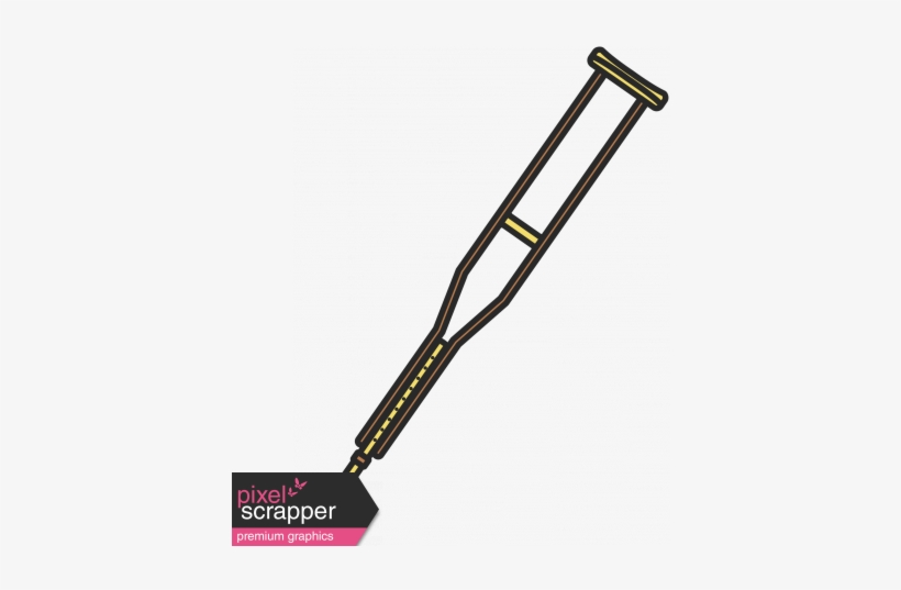 Crutch 1 Illustration - Digital Scrapbooking, transparent png