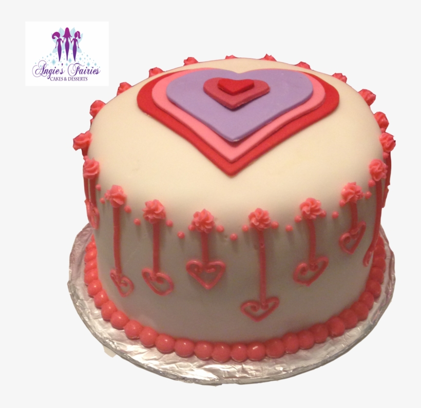 Heart Cake - Cake, transparent png
