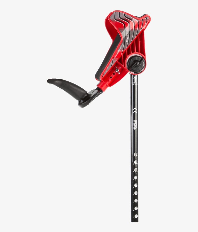 Red - Smartcrutch™ - Crutch, transparent png