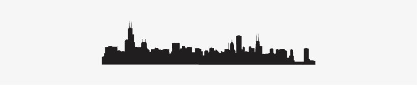 Chicago Skyline Wall Quotes™ Wall Art Decal - Skyline, transparent png