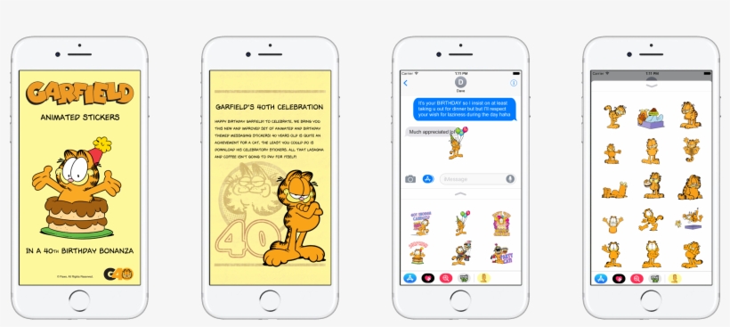 Marks A Major Milestone For The World's Most Beloved - Garfield, transparent png