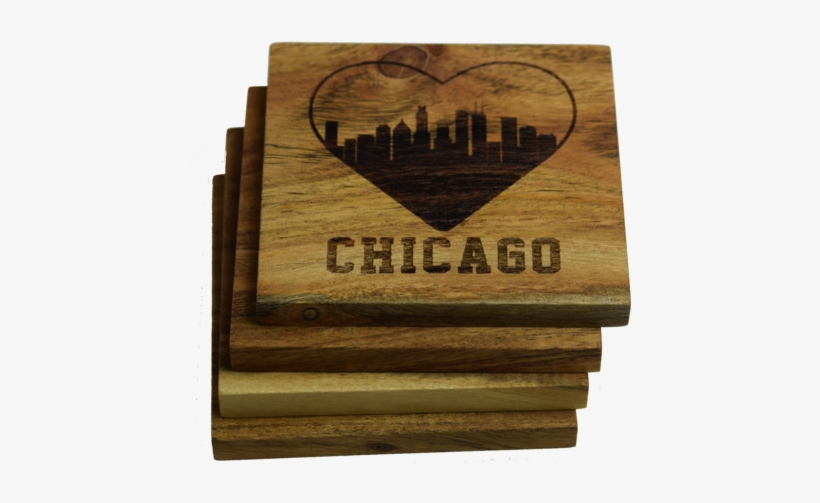 I Love Chicago, Illinois Coasters - Prestige Decanters I Love Chicago, Illinois Coasters, transparent png