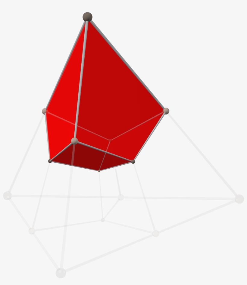 Tesseract Tetrahedron Shadow With Alternating Vertex - Cube, transparent png
